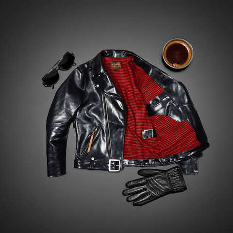 Men's J-24 Shearling Collar Moto Jacket – Crush on Retro