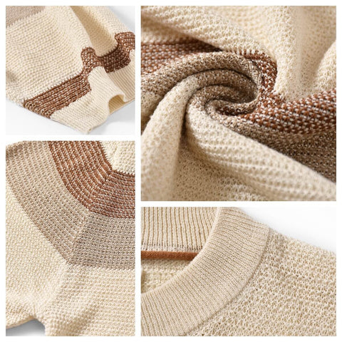 Men's Three-Tone T-shirt, Short Sleeves