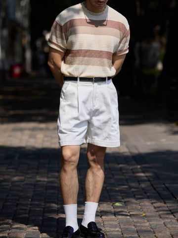 Men's Three-Tone T-shirt, Short Sleeves