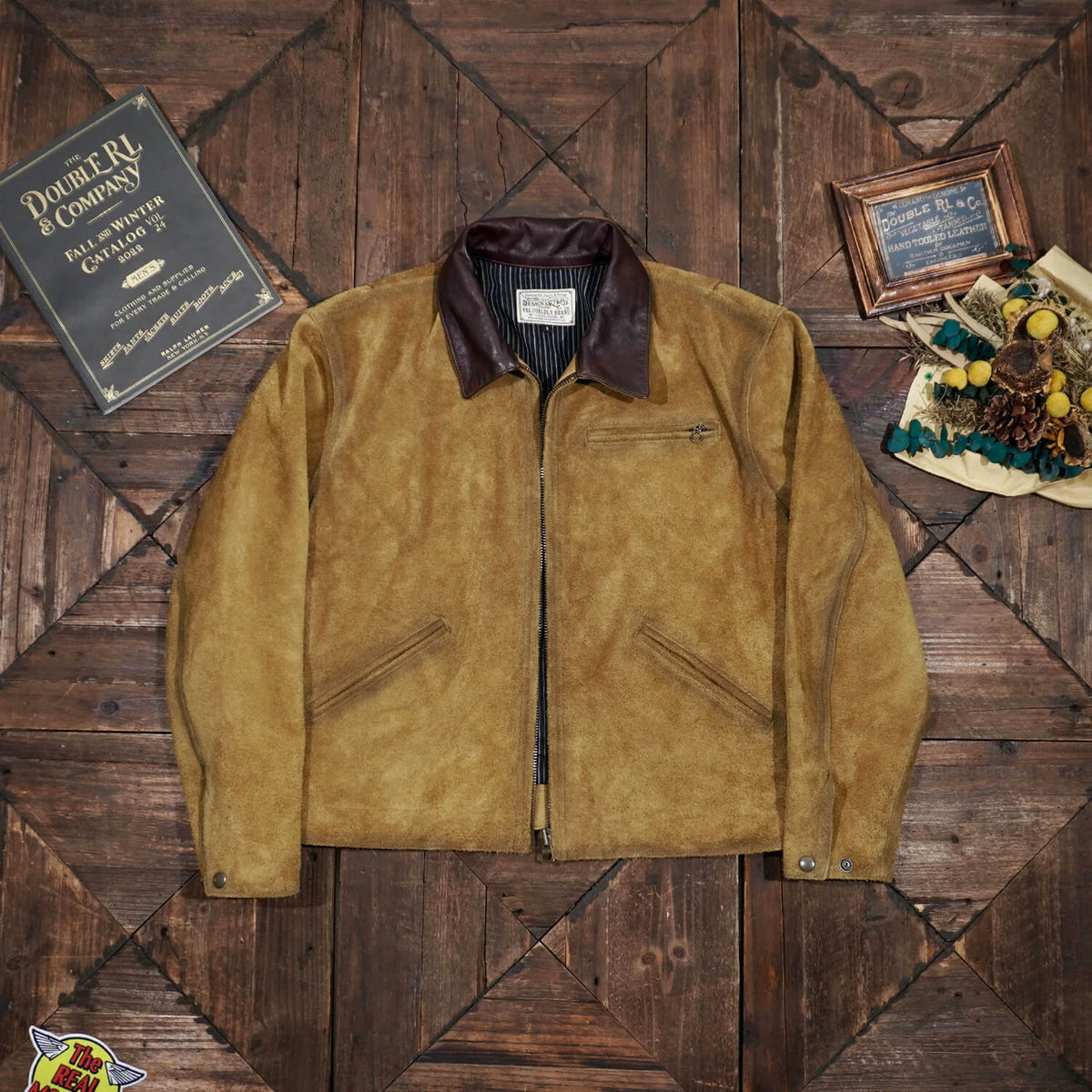 Men's Tobacco Suede Detroit Jacket