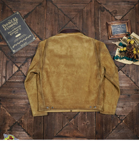 Men's Tobacco Suede Detroit Jacket