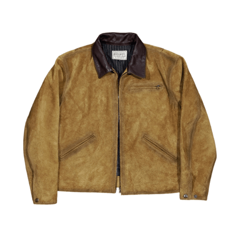 Men's Tobacco Suede Detroit Jacket