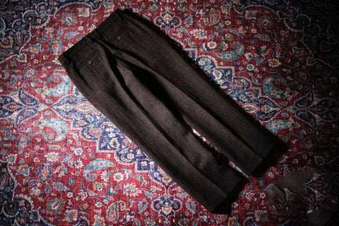 Men's Chocolate Brown Tweed Pants