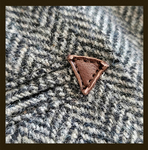 Men's Herringbone Tweed Suit Jacket Gray