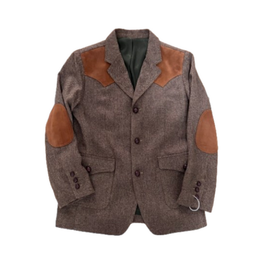 Tweed Suit Jacket for Men