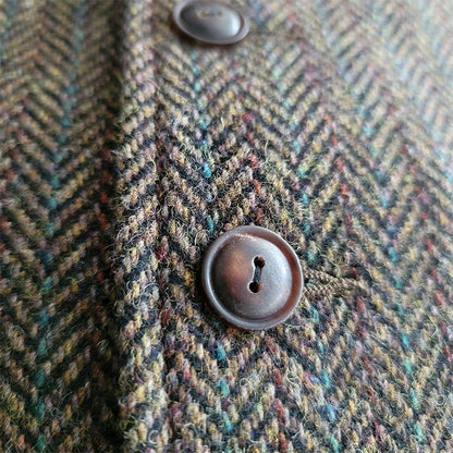 Men's Striped Tweed Suit Vest