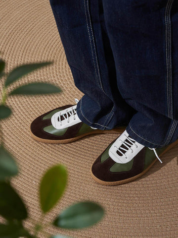 Men's Two Tone German Trainer