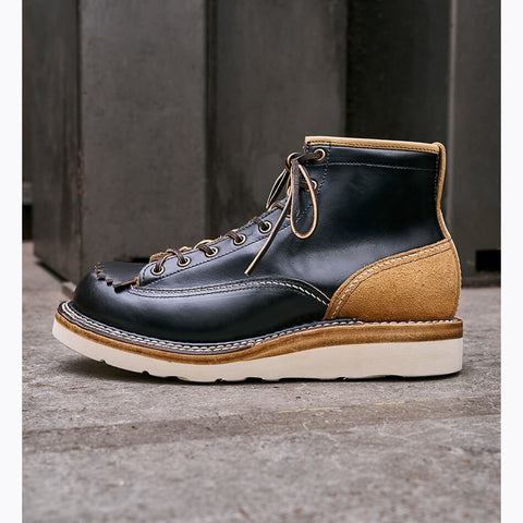 Men's Two Tone Kiltie Lace-to-Toe Boots