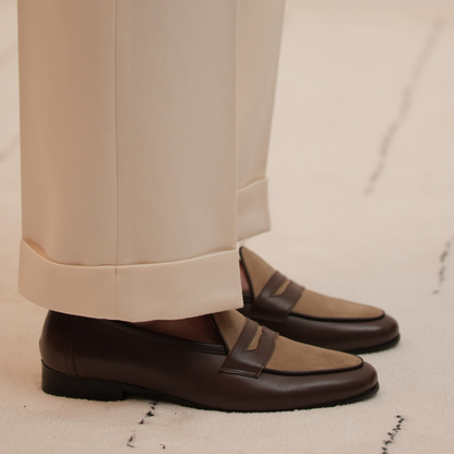 Men's Two Tone Loafers