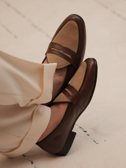 Men's Two Tone Loafers