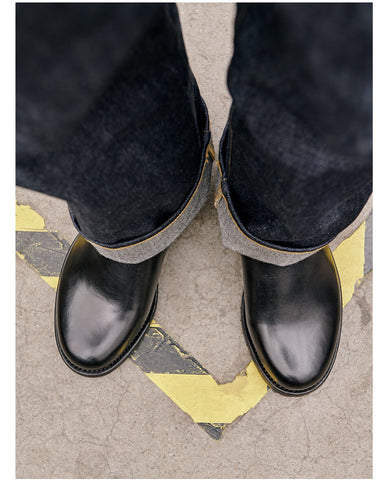 Men's Two Tone Engineer Boots
