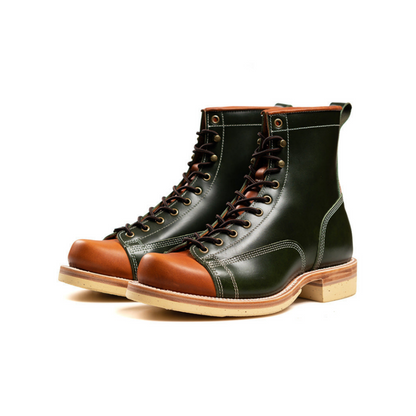 Two_Tone_Monkey_Boots_Green