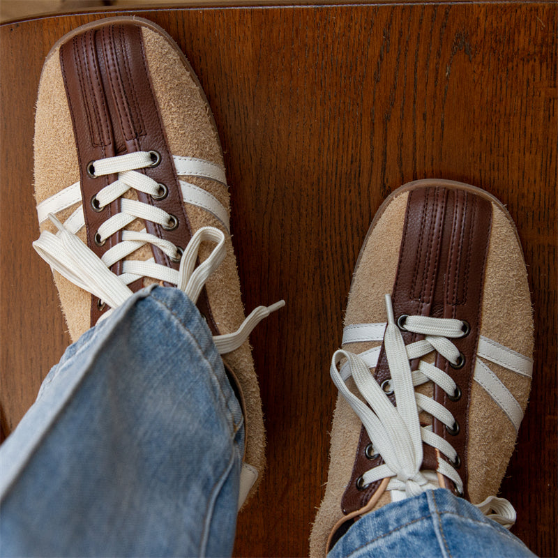 Chaussures de bowling bicolores pour hommes