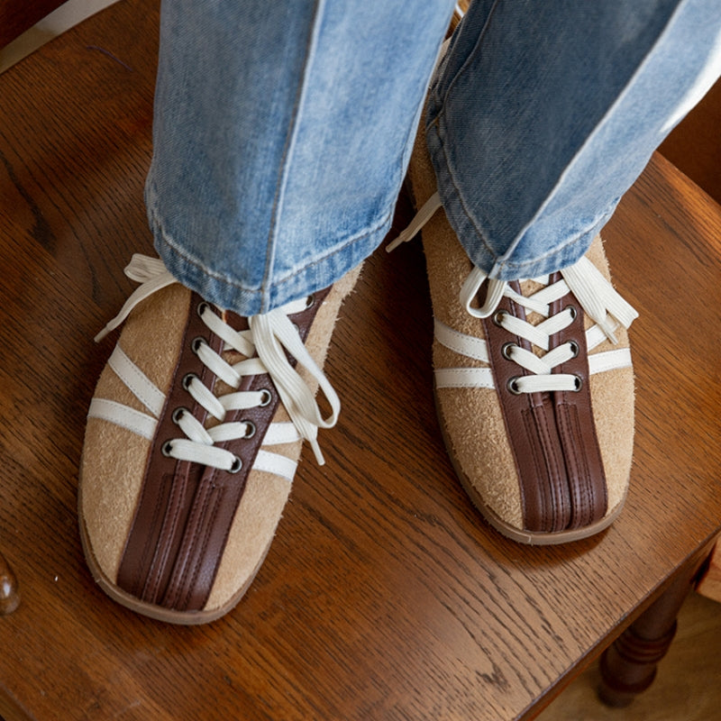 Chaussures de bowling bicolores pour hommes