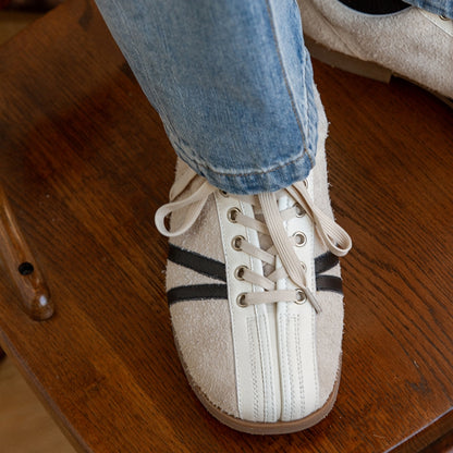 Chaussures de bowling bicolores pour hommes