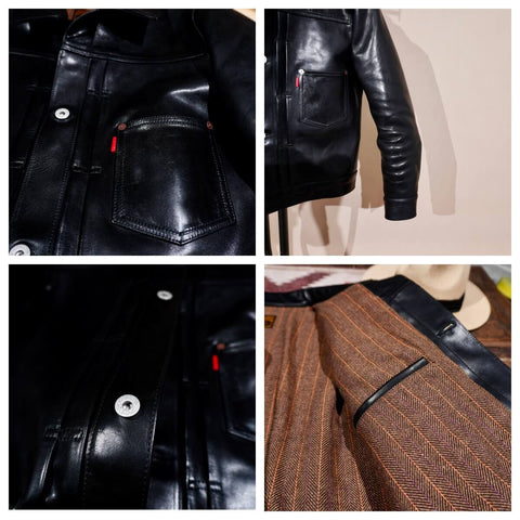 Men's 506XX Trucker Leather Jacket