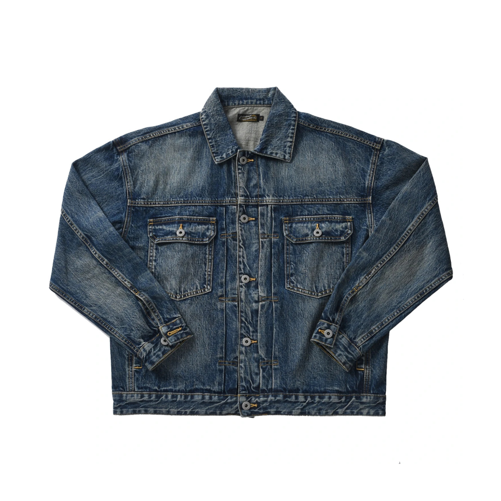 Veste en jean vieillie pour homme Type 2 507XX