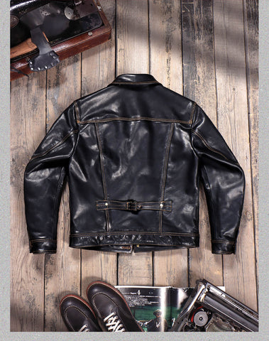 Men's Type I Leather Trucker Jacket