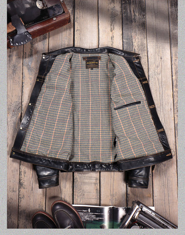 Men's Type I Leather Trucker Jacket