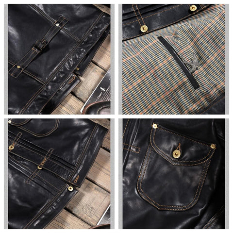 Men's Type I Leather Trucker Jacket