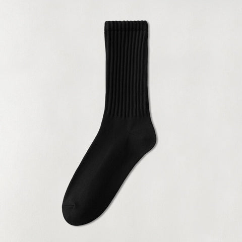 Unisex Ribbed Crew Socks