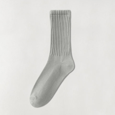 Unisex Ribbed Crew Socks