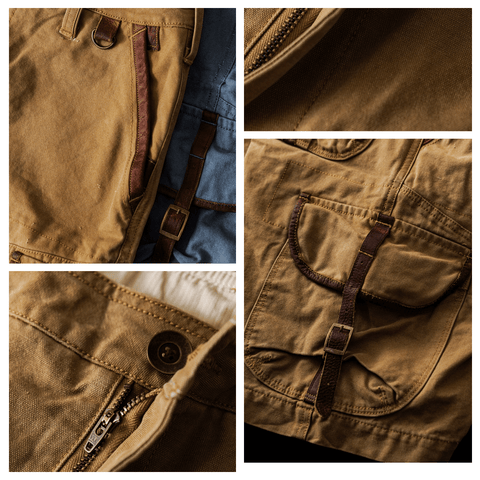 Men's Canvas Utility Safari Shorts