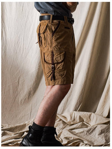 Men's Canvas Utility Safari Shorts