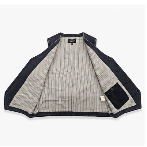 Men's V-Neck Japanese Workwear Vest