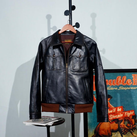 Men's Field Leather Jacket