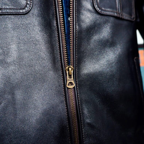 Men's Field Leather Jacket