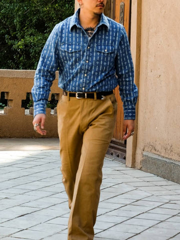 Men's Wabash Printed Denim Shirt