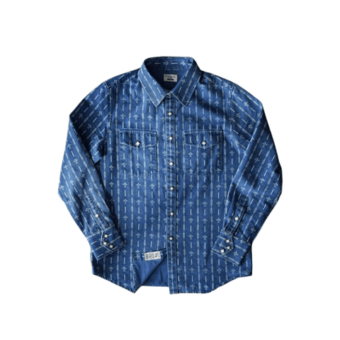 Men's Wabash Printed Denim Shirt