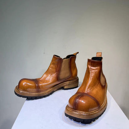 Men's Washed Chelsea Boots