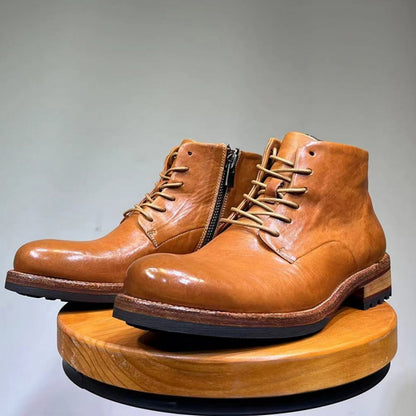 Men's Washed Dress Derby Boots