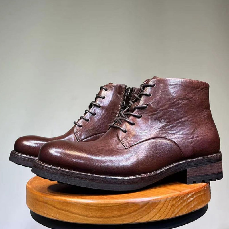 Men's Washed Dress Derby Boots