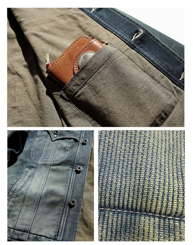 Men's Washed Western Denim Jacket