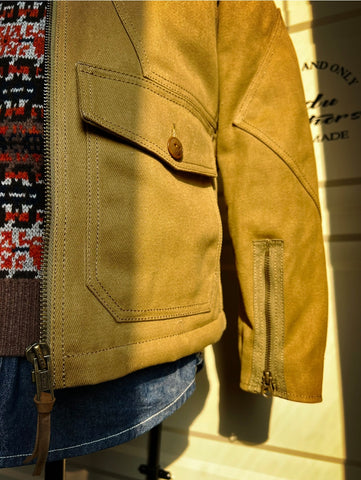 Men's Wax Canvas Marshall Flight Jacket