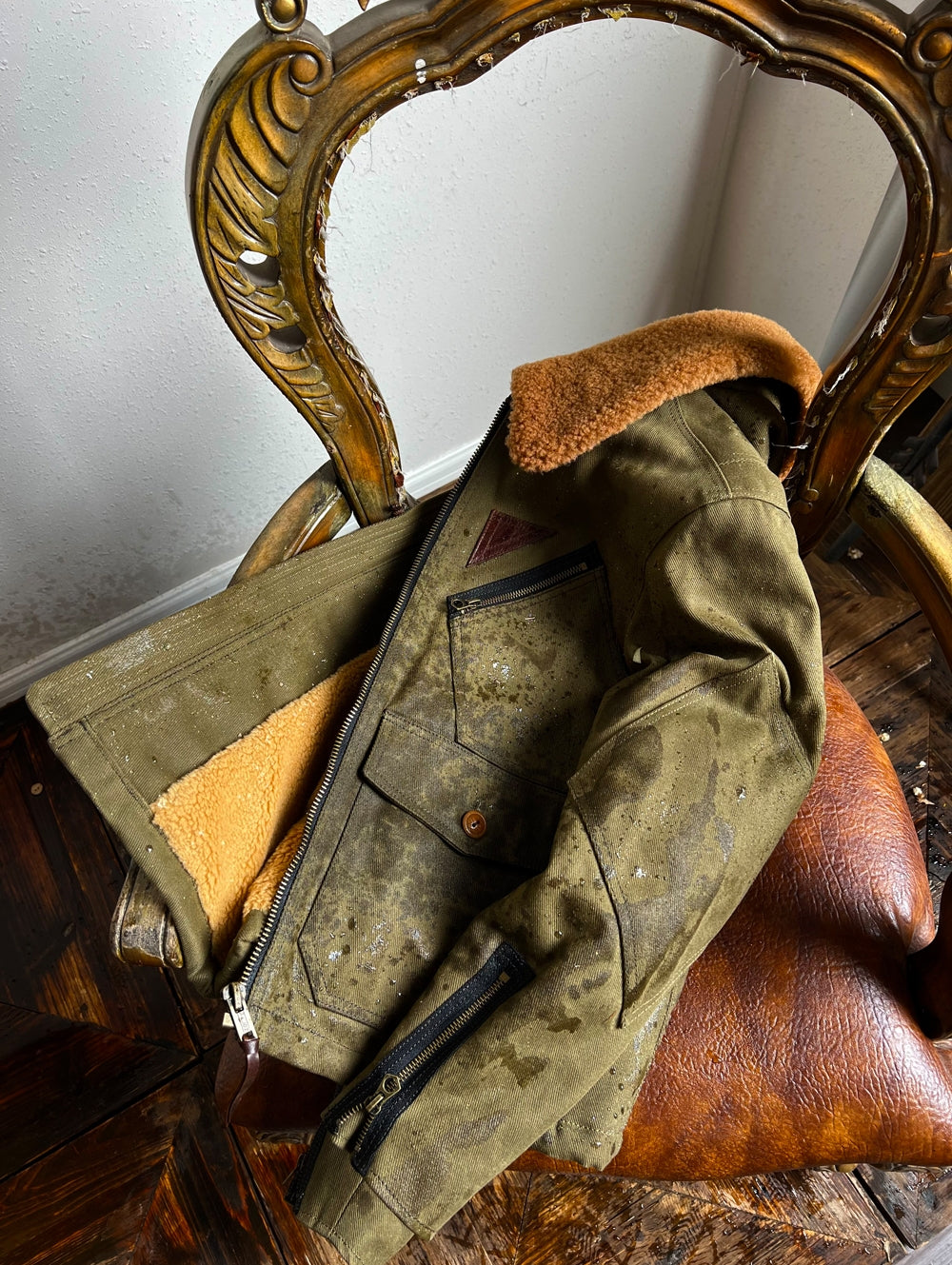 Men's Wax Canvas Marshall Flight Jacket