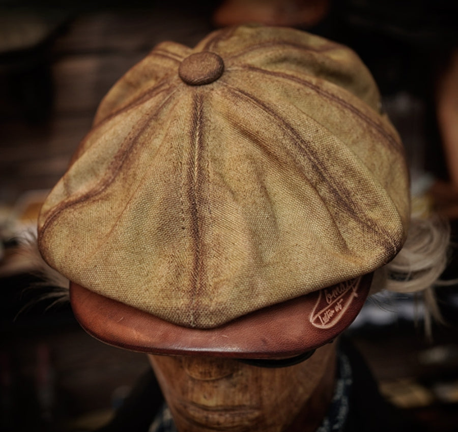 Canvas newsboy cap online