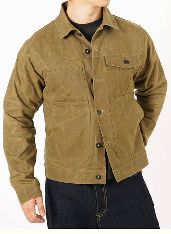 Men's 16OZ Wax Cruiser Jacket