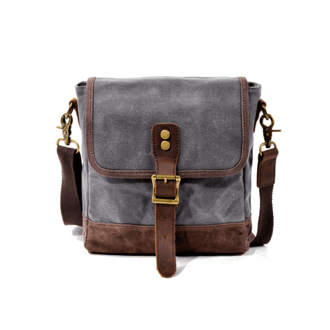 Waxed Canvas Crossbody Bag