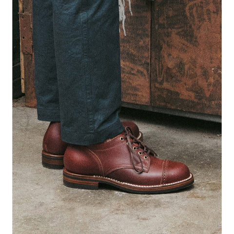 Men's Derby Shoes, Waxed Flesh CXL