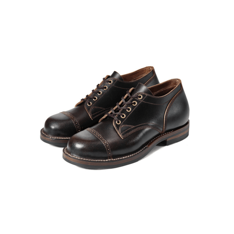 Men's Derby Shoes, Waxed Flesh CXL