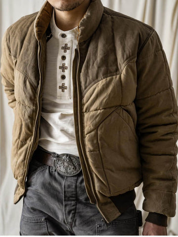 Men's Waxed Western Insulated Jacket