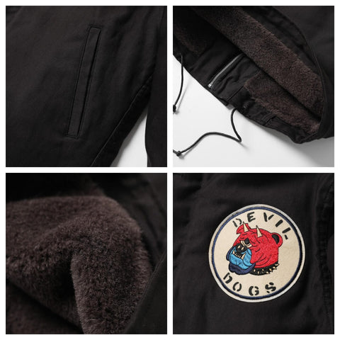 Men's Wool Lined N-1 Deck Jacket