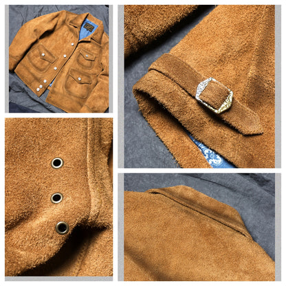 Men's Suede Western  Leather Jacket