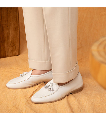 メンズタッセルローファー