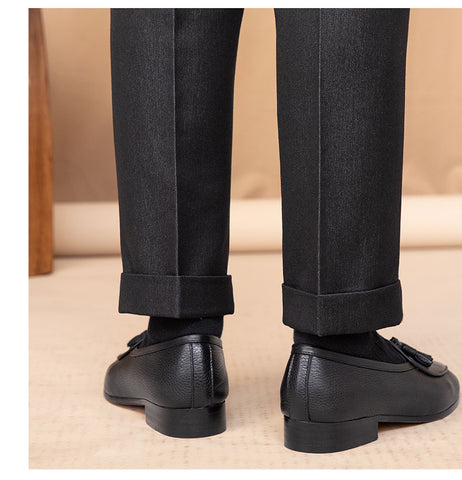 メンズタッセルローファー