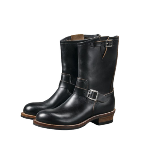 Black Motorcycle Boots 301